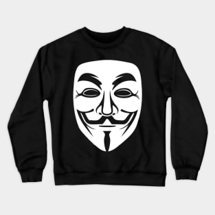 anonymous mask Crewneck Sweatshirt